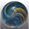 Image 4 : Blue Glass Swirl Marble.