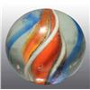 Image 1 : Solid Core Marble with White & Blue Ribbons.