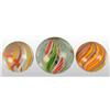 Image 1 : Lot of 3: Hand-Made Marbles.