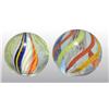 Image 1 : Lot of 2: German Swirl Marbles.