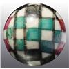 Image 10 : Lot of 32: China Checkerboard Marbles.