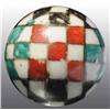 Image 9 : Lot of 32: China Checkerboard Marbles.