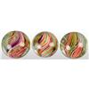 Image 1 : Lot of 3: Hand-Made Marbles.
