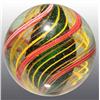Image 1 : Dark Green Solid Core Tri Level Swirl Marble.
