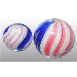 Lot of 2: Peppermint Marbles.