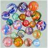 Image 1 : Lot of 22: Onionskin Marbles.