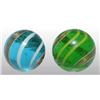 Image 3 : Lot of 2: Colored Glass Lutz Marbles.
