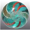 Image 3 : Blue Glass Lutz Marble.