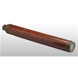 Wooden & Brass "BATE" Telescope.