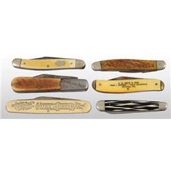 Lot of 6: Antique Pocket Knives.