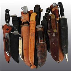 Lot of 25: Hunting Knives.