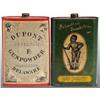 Image 1 : Lot of 2: Dupant Gun Powder Tin Cans.