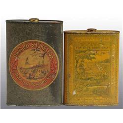 Lot of 2: Antique Powder Tins.