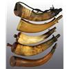 Image 1 : Lot of 5: Miscellaneous Antique Powder Horns.