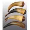 Image 1 : Lot of 4: Miscellaneous Small Antique Powder Horns