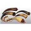 Image 1 : Lot of 5: Miscellaneous Antique Powder Horns.
