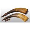 Image 1 : Lot of 2: Screw-Tip Powder Horns.