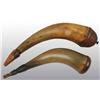Image 1 : Lot of 2: Screw-Tip Powder Horns.