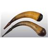 Image 1 : Lot of 2: Miscellaneous Screw-Tip Powder Horns.