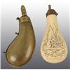 Image 1 : Lot of 2: Gun Powder Flasks.