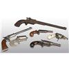 Lot of 6: Antique Hand Guns.