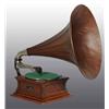 Image 1 : Victor M Phonograph with Wood Horn.