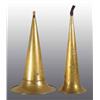 Image 2 : Lot of 2: Brass Edison Phonograph Horns.