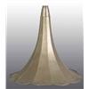 Image 2 : Silver Morning Glory Edison Phonograph Horn.