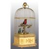 Image 1 : Bird Cage, Large French Hex Base, 1 Bird Mech.