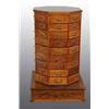 Image 1 : Octagonal Oak Country Store Nuts & Bolts Cabinet.