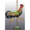 Image 1 : Carved Wood Carousel Rooster Figure.