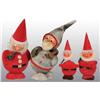 Lot of 4: Santa Candy Containers.