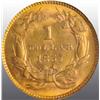 Image 3 : 1857 Indian Head Gold $1 MS 63.