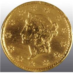 1853-C Coronet Gold $1.