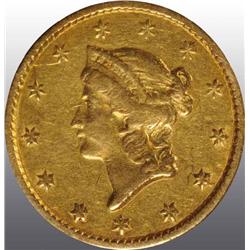 1851-C Coronet Gold $1.