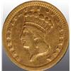 Image 1 : 1859-C Indian Gold $1 VF 30.