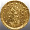 Image 2 : 1849-C Coronet Gold Eagle $2 ½ EF 45.