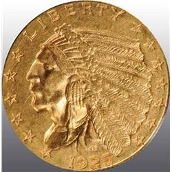 1925-D Indian Head $2 ½.