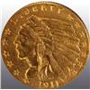 Image 1 : 1911 Indian Head $2 ½ AU 55.