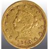 Image 1 : 1843-C Large Date Coronet Gold Eagle $2 ½.