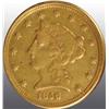 Image 1 : 1856-C Coronet Gold Eagle $2 ½.