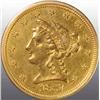 Image 1 : 1857-O Coronet Gold Eagle $2 ½.