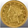 Image 1 : 1851-C Coronet Gold Eagle $2 ½.