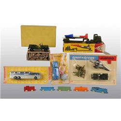 Lot of 6: Tootsie Toy & Barclay Vehicle Toys.