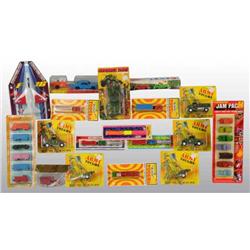 Lot of 18: Tootsie Toy Die-Cast Vehicle Toys.