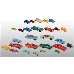 Lot of 27: Tootsie Toy Die-Cast Cars & Trucks.