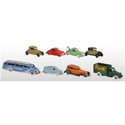 Lot of 8: Tootsie Toy Die-Cast Vehicle Toys.