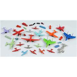 Lot of 30: Tootsie Toy Die-Cast Airplane Toys.