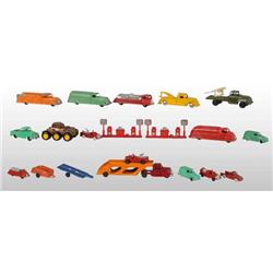 Lot of 18: Tootsie Toy Die-Cast Vehicle Toys.