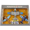 Image 1 : Lot of 3: Tootsie Toy Airplane & Rocket Sets.